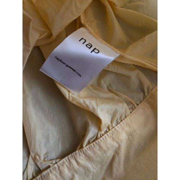 NAP Hooded Pullover Windbreaker – Lightweight Beige Nylon, Size Small, NWT - Picture 9 of 9